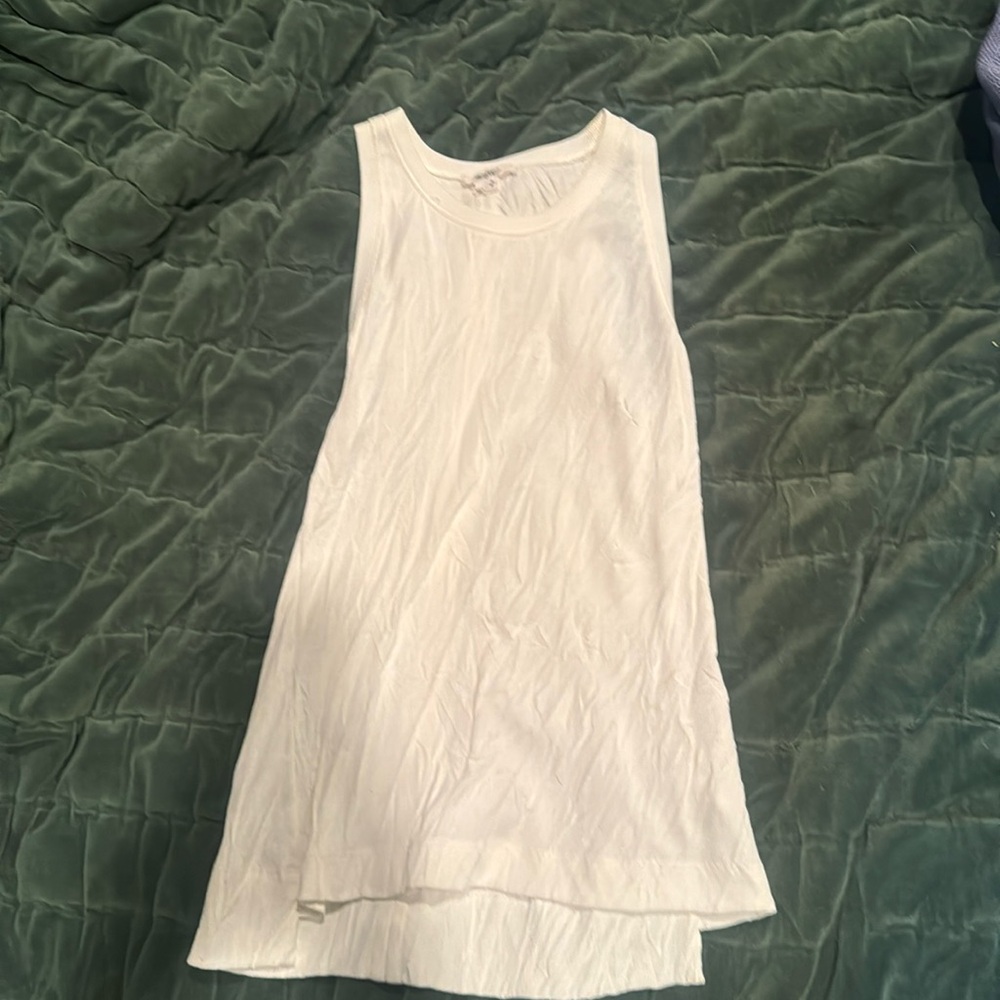 Helmet Lang white tank top. Never worn and in perfect condition.